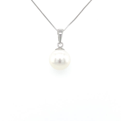 10KT white gold Pearl pendant