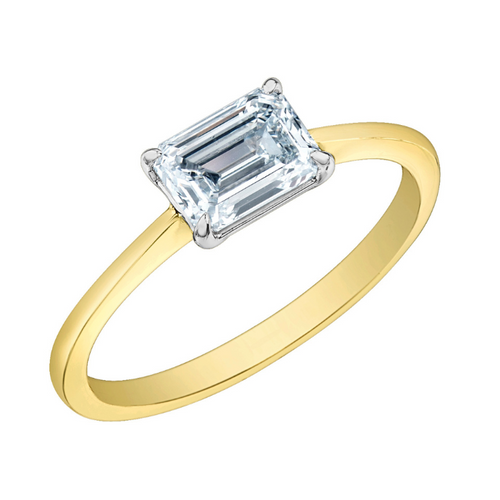 The East West Ring - Customizable Lab Grown Diamond Engagement Ring
