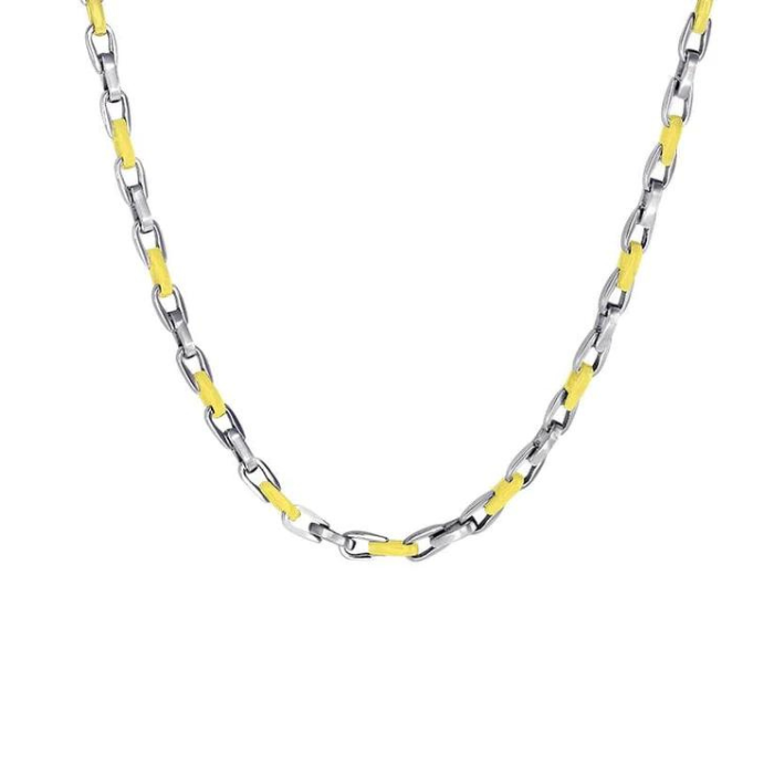 Italgem IP Two-Tone Stainless Steel 4.5 Cylinder Chain STTN9
