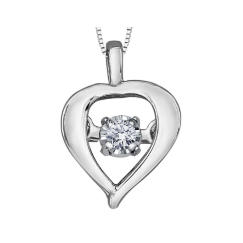 10kt White Gold Diamond Pendant