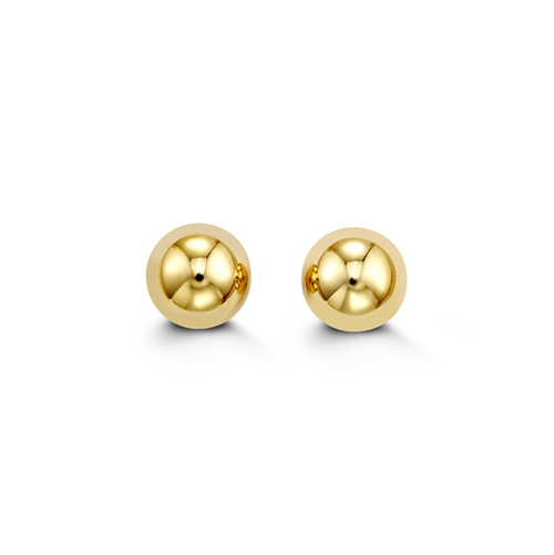 14kt Yellow Gold Ball Stud Earrings