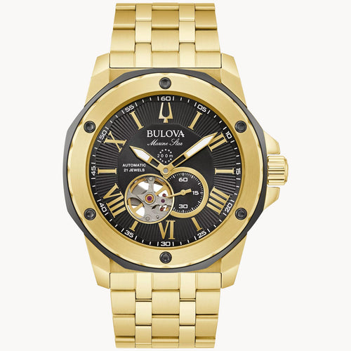 Bulova Marine Star Series A Stainless Steel Watch 98A273