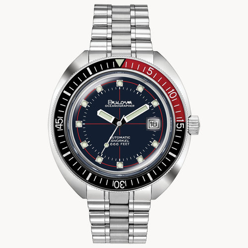 Bulova Oceanographer Devil Diver Stainless Steel Watch 98B320