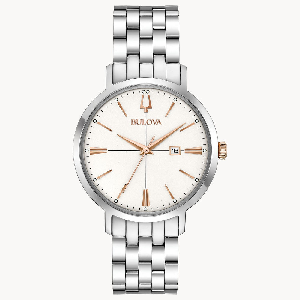 Bulova Aerojet Classic Stainless Steel Watch 98M130