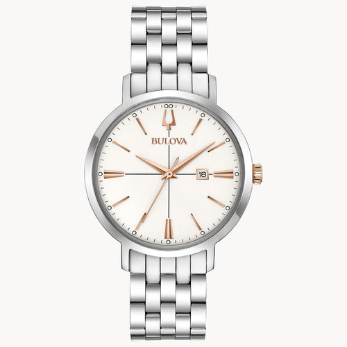 Bulova Aerojet Classic Stainless Steel Watch 98M130