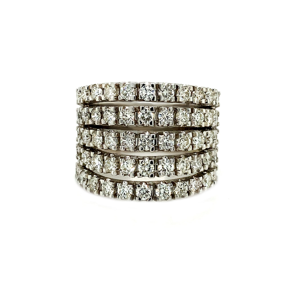 10kt White Gold 2.50ct Diamond Band