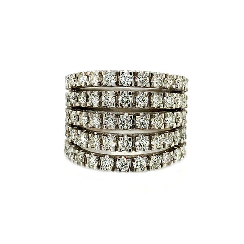 10kt White Gold 2.50ct Diamond Band
