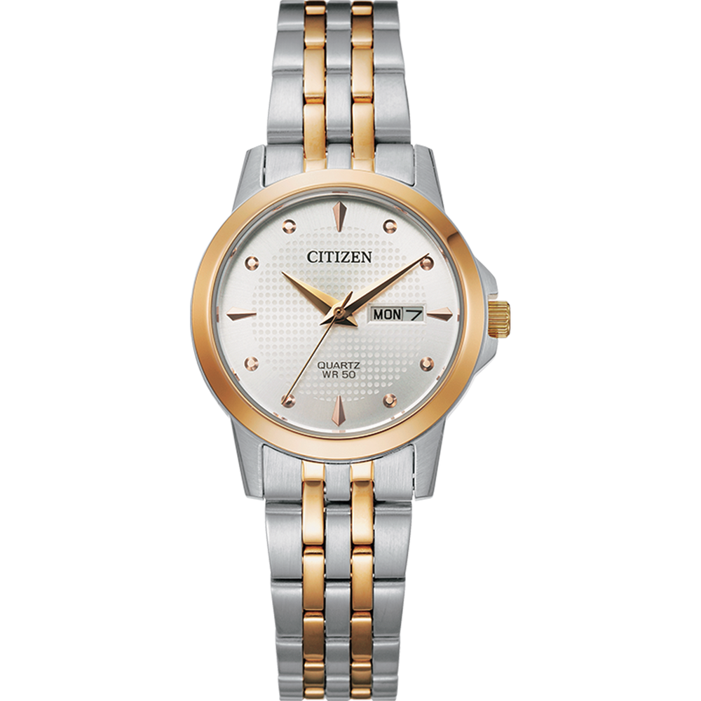 Citizen Quartz Two-Tone Stainless Steel Watch EQ0605-53A