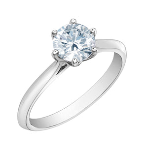 The Six Claw Solitaire - Customizable Lab Grown Diamond Engagement Ring