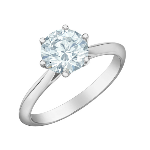 The Six Claw Solitaire - Customizable Lab Grown Diamond Engagement Ring