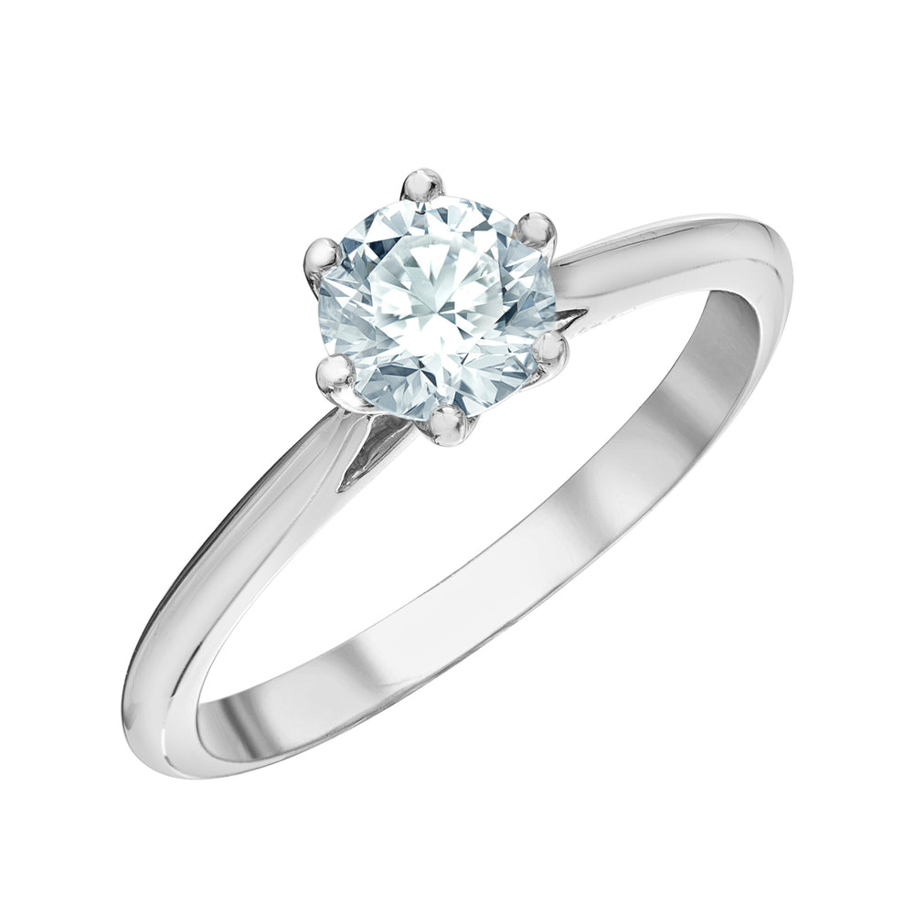 The Six Claw Solitaire - Customizable Lab Grown Diamond Engagement Ring