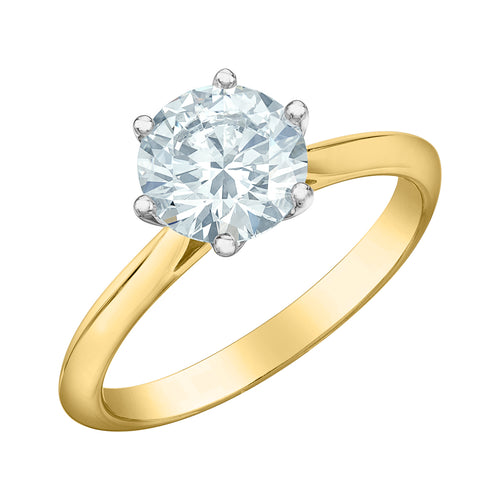 The Six Claw Solitaire - Customizable Lab Grown Diamond Engagement Ring