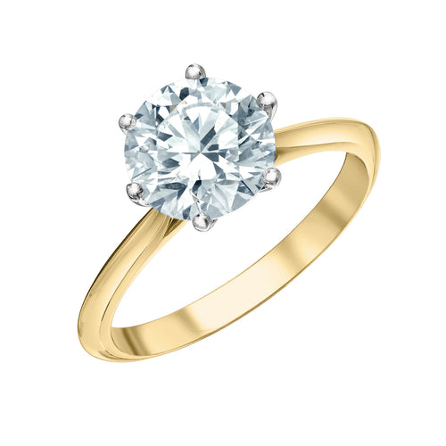 The Six Claw Solitaire - Customizable Lab Grown Diamond Engagement Ring