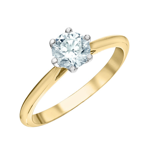 The Six Claw Solitaire - Customizable Lab Grown Diamond Engagement Ring