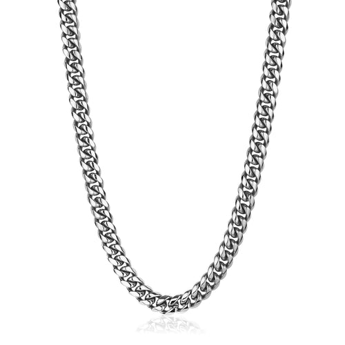 Italgem Stainless Steel 10mm Cuban Chain 24" SN41