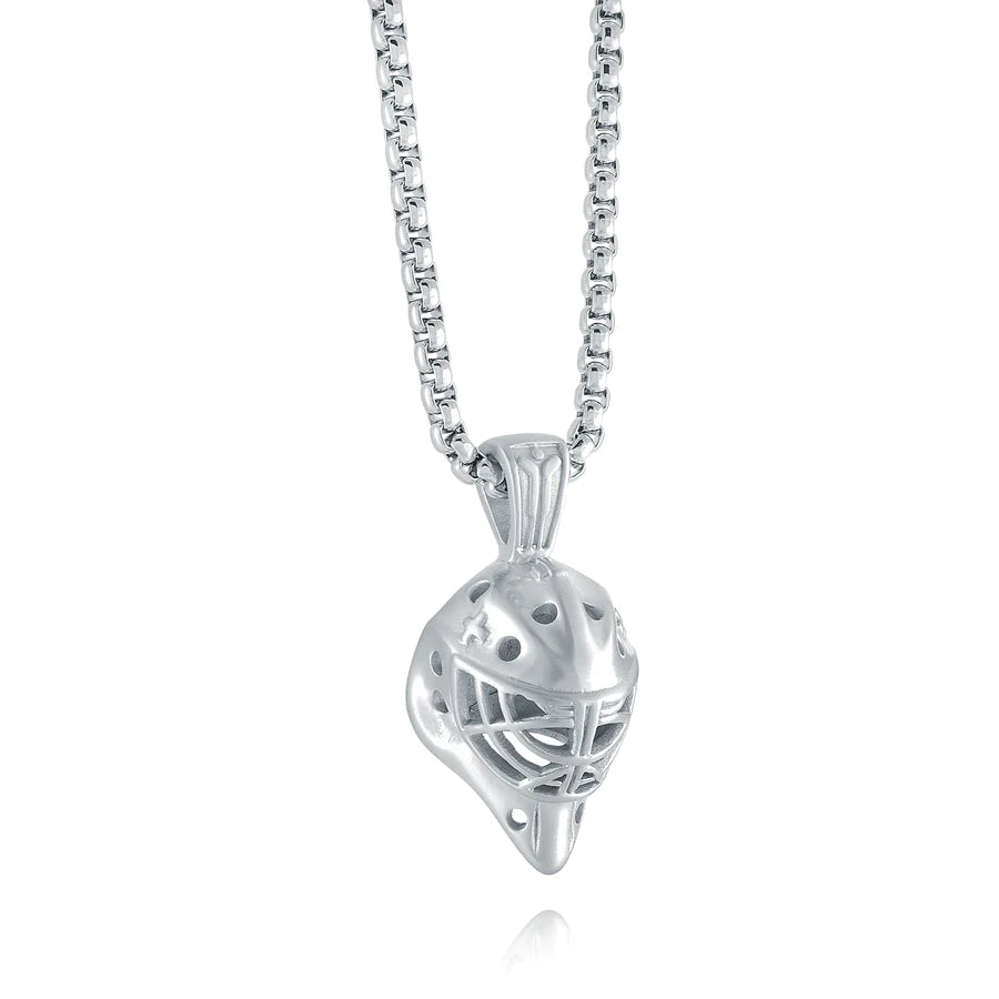 Italgem Stainless Steel Goalie Chain and Pendant SP306-SI