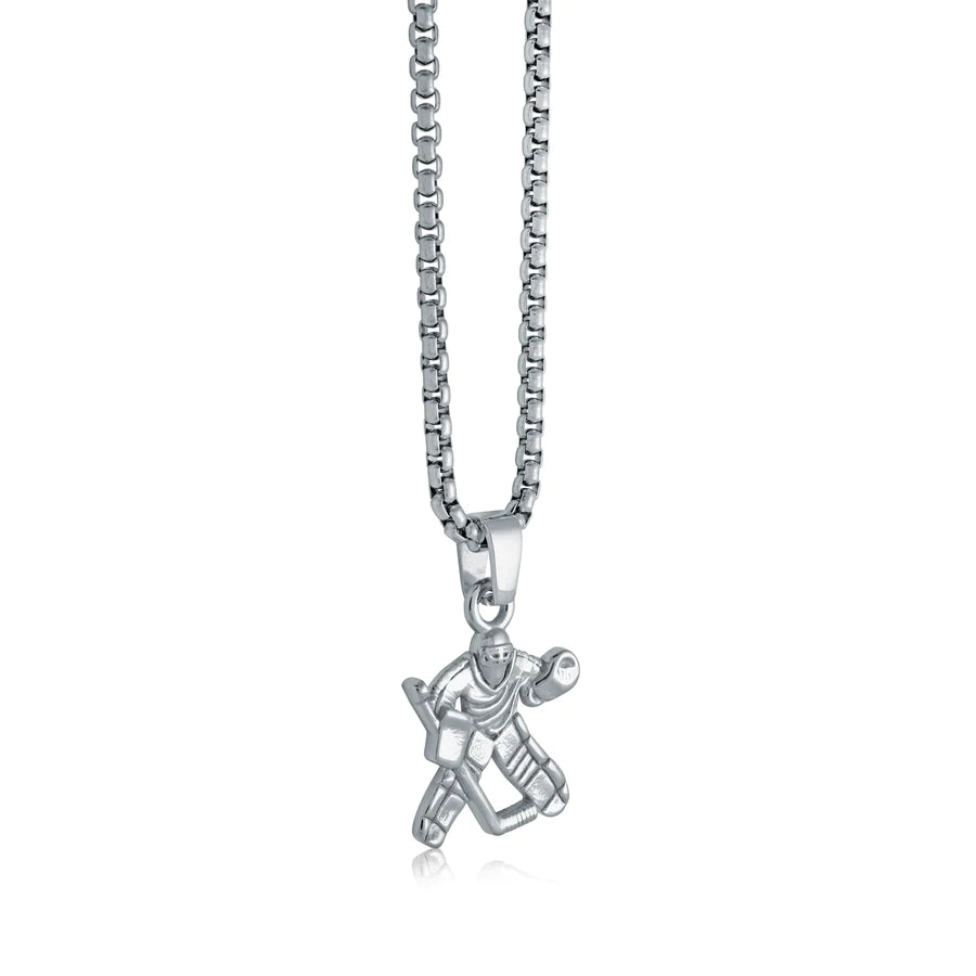 Italgem Stainless Steel Goalie Pendant SP-309SI