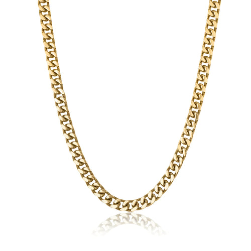 Italgem IP Gold Stainless Steel 9.4mm Curb Chain SYN13