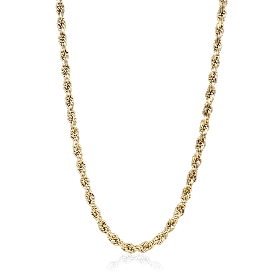 Italgem IP Gold Stainless Steel 6mm Rope Chain SYN23