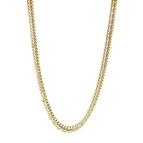 Italgem IP Gold Stainless Steel Double Curb Chain SYN38