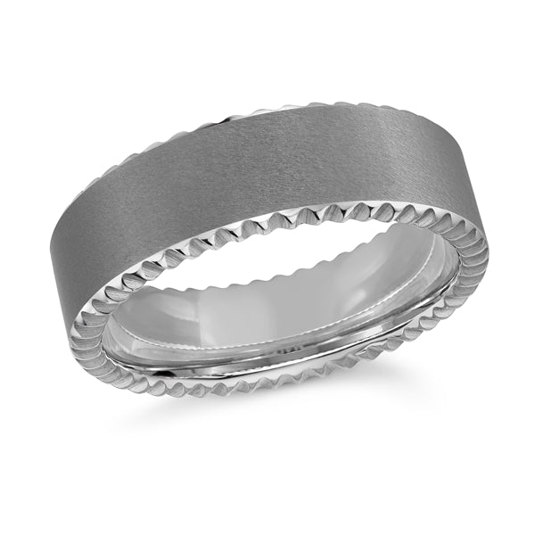 Tungsten 7mm White-Tone Band