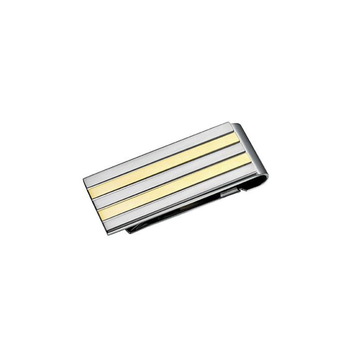 Stainless Steel Two-Tone Money Clip