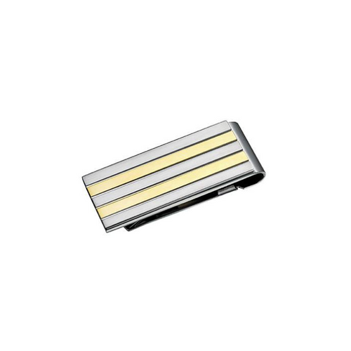 Stainless Steel Two-Tone Money Clip