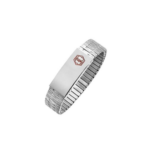 Stainless Steel Expansion Medical ID Bracelet
