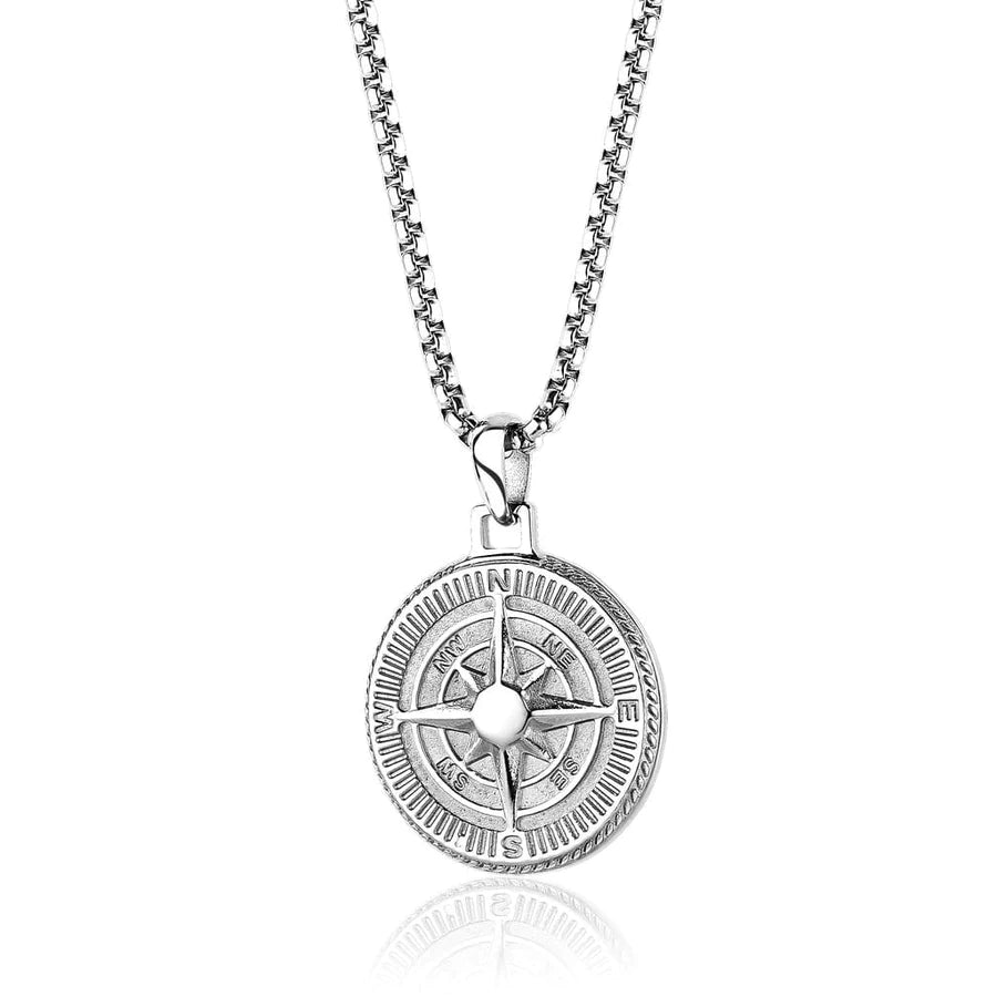 Italgem Stainless Steel North Star Pendant SP126